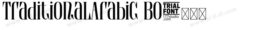 TraditionalArabic Bo字体转换